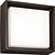 Fantasia Libra plafonnier extérieur carré LED 10W 3000K noir