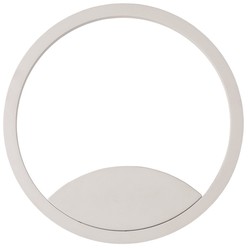 Lámpara de aro regulable para pared o techo con luz indirecta blanca 15W