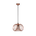 Lampe à suspension élégante en cuivre 30 cm Ø fil métallique E27