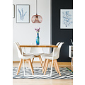 Lampe à suspension élégante en cuivre 30 cm Ø fil métallique E27
