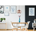 Lampe à suspension élégante en cuivre 30 cm Ø fil métallique E27