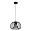 Lampe à suspension élégante noire 30 cm Ø fil métallique E27