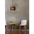 Mysterious and modern hanging lamp 34 cm Ø E27 black