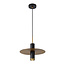 Retro-chic elegant hanging lamp 35 cm Ø GU10 black