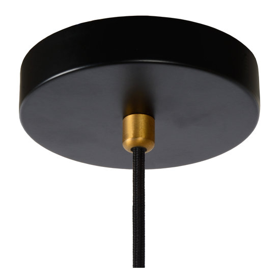 Retro-chic elegant hanging lamp 35 cm Ø GU10 black