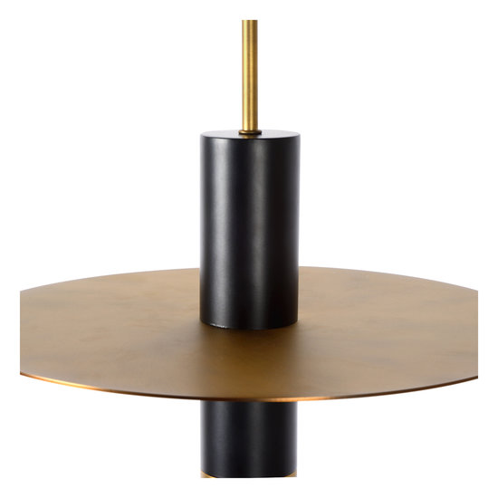 Retro-chic elegant hanging lamp 35 cm Ø GU10 black