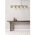 Pendelleuchte im skandinavischen Look 5xE14 Holz mit Beton