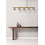 Suspension lamp with Scandinavian look 5xE14 wood with concrete