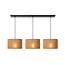 Scandinavian contemporary pendant 3xE27 rattan 32 cm per tube