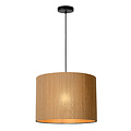 Lampe à suspension scandinave contemporaine en rotin 42 cm Ø E27 bois clair