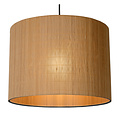 Lampe à suspension scandinave contemporaine en rotin 42 cm Ø E27 bois clair