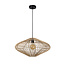 Sleek and elegant wicker hanging lamp 56 cm Ø E27 light wood rattan