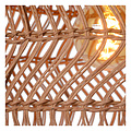 Tropical look hanging lamp rattan 40 cm Ø E27 ocher yellow