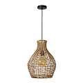 Soothing and natural hanging lamp 35 cm Ø E27 rattan