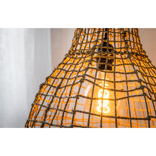 Soothing and natural hanging lamp 35 cm Ø E27 rattan