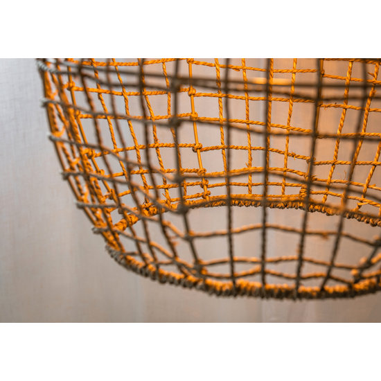 Soothing and natural hanging lamp 35 cm Ø E27 rattan