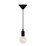 Simple hanging lamp 10 cm Ø E27 black