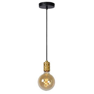 Minimalist simple hanging lamp E27 gold/brass
