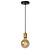 Minimalistisch eenvoudige hanglamp E27 goud/messing
