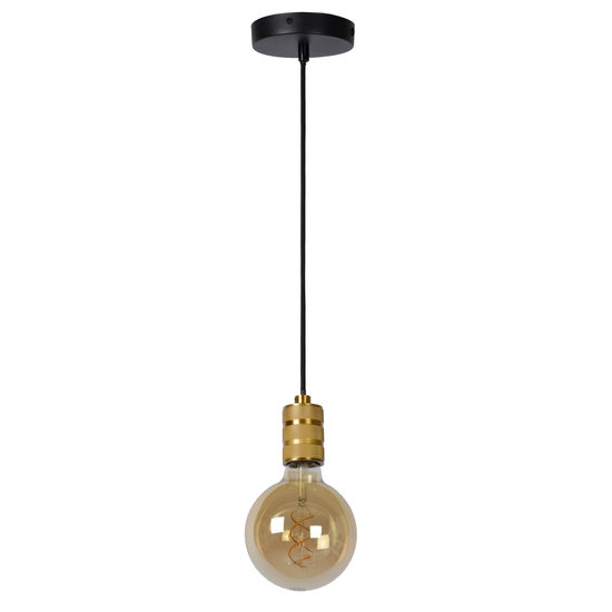 Minimalist simple hanging lamp E27 gold/brass