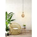 Minimalist simple hanging lamp E27 gold/brass