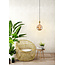 Minimalist simple hanging lamp E27 gold/brass