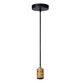 Minimalist simple hanging lamp E27 gold/brass