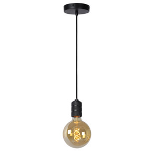 Lampe à suspension simple minimaliste E27 noire