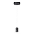 Minimalistisch eenvoudige hanglamp E27 zwart