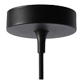 Zwart met messing bolvormige GU10 hanglamp