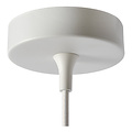 White with brass spherical GU10 hanging lamp