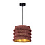 Lampe à suspension contemporaine rose look rétro frivole 25 cm Ø E27