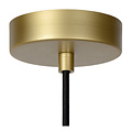 Elegantly simple retro hanging lamp 30 cm Ø E27 pink and gold