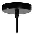 Witte stijlvolle, retro en gezellige cilindervormige hanglamp  19,5 cm Ø E27