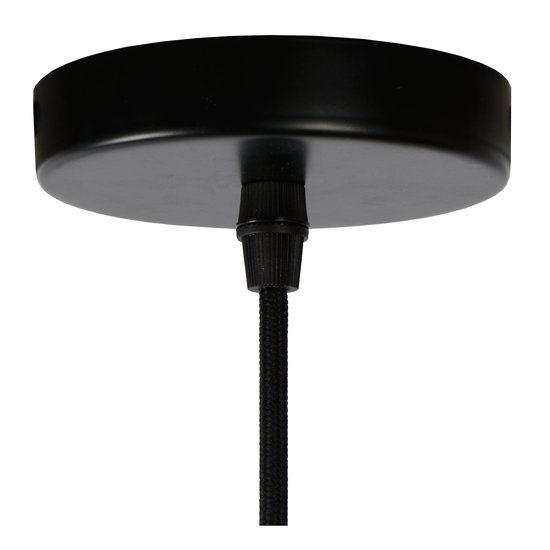 Witte stijlvolle, retro en gezellige cilindervormige hanglamp  19,5 cm Ø E27
