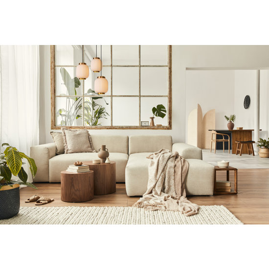 Lámpara colgante cilíndrica de 3 cabezales elegante, retro y acogedora 19,5 cm Ø 3xE27 blanco