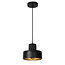 Lámpara colgante moderna y elegante de forma redonda 20 cm Ø E27 negro