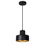 Modern, stylish round-shaped hanging lamp 20 cm Ø E27 black