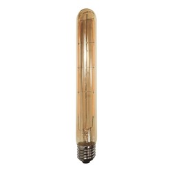 TUBULAR LAMP Vintage E27 7.2 Watt LED 700 Lumen, Dimmable, 225mm, warm white