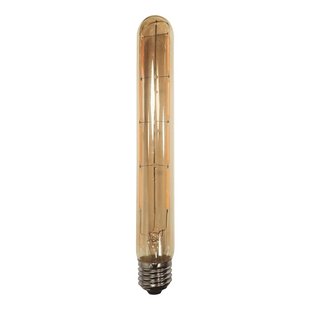 Fantasia lámpara tubular vintage E27 7,2W LED ámbar
