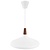 Pendant light copper, white, black or gray conic E27 390mm Ø
