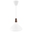 Nori 27 suspension conique en métal blanc, culot E27 (ampoule non incluse), Ø270mm, câble 300cm, IP20