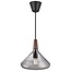 Hanging lamp fumed glass funnel shape diameter 270mm