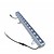 LED bar 18W 1m black-grey
