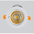 Spot encastrable plafond blanc Rialto 5W orientable et dimmable