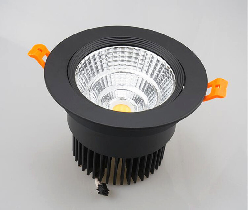 Spots Encastrables LED Noir - 5W – IP65 – CCT - COB - Ø75mm - Lampesonline