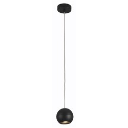 Fantasia Triton Pendelleuchte mit Kugel, GU10 (excl.), schwarz