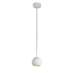 Lampe suspendue avec petite ampoule GU10 blanche