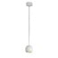 Fantasia TRITON suspension avec abat-jour rond en acier en blanc, culot GU10, ampoule non incluse