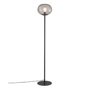 Alton 28 Stehlampe schwarz Rauchglas rund 150 cm